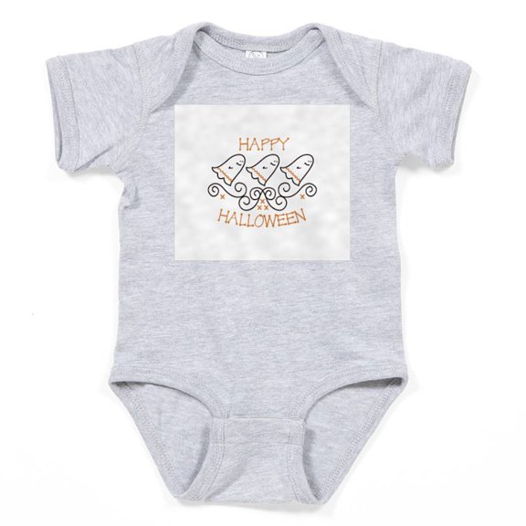 CafePress - HAPPY HALLOWEEN - Cute Infant Bodysuit Baby Romper - Size Newborn - 24 Months