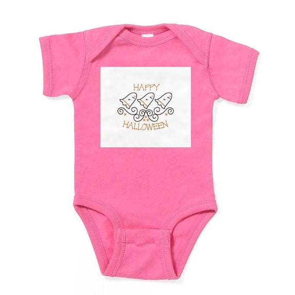 CafePress - HAPPY HALLOWEEN - Cute Infant Bodysuit Baby Romper - Size Newborn - 24 Months