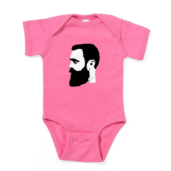 CafePress - HERZEL06_White - Cute Infant Bodysuit Baby Romper - Size Newborn - 24 Months