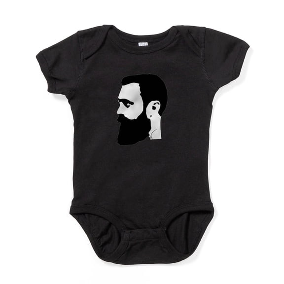 CafePress - HERZEL06_White - Cute Infant Bodysuit Baby Romper - Size Newborn - 24 Months