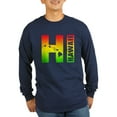 thumbnail image 1 of CafePress - HI Hawaii Rasta Surfer Long Sleeve Dark T Shirt - Long Sleeve Dark T-Shirt, 1 of 4