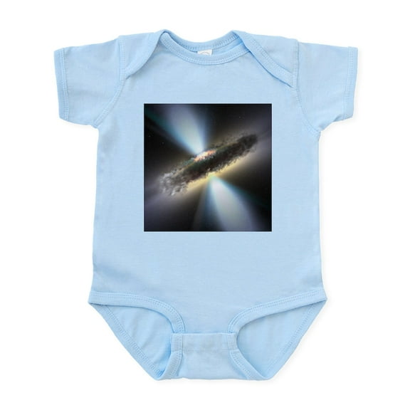 CafePress - HIDDEN BLACK HOLE Body Suit - Baby Light Bodysuit, Size Newborn - 24 Months