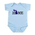 thumbnail image 1 of CafePress - HOME Michigan Body Suit - Baby Light Bodysuit, Size Newborn - 24 Months, 1 of 4