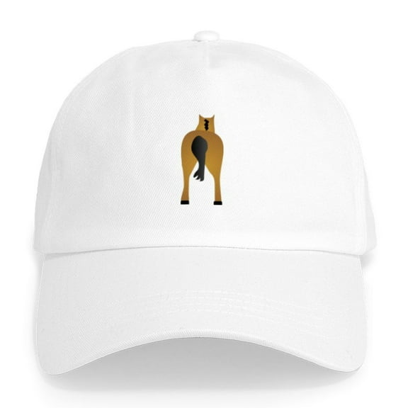 CafePress - HORSES ASS Cap - Adjustable 100% Brushed Unisex Casual Cotton Baseball Cap, Beige, 1