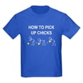 thumbnail image 1 of CafePress - HOW TO PICK UP CHICKS Kids Dark T Shirt - Dark T-Shirt Kids XS-XL, 1 of 4