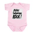 thumbnail image 1 of CafePress - HVAC Techs Rock ! Infant Bodysuit - Baby Light Bodysuit, Size Newborn - 24 Months, 1 of 4