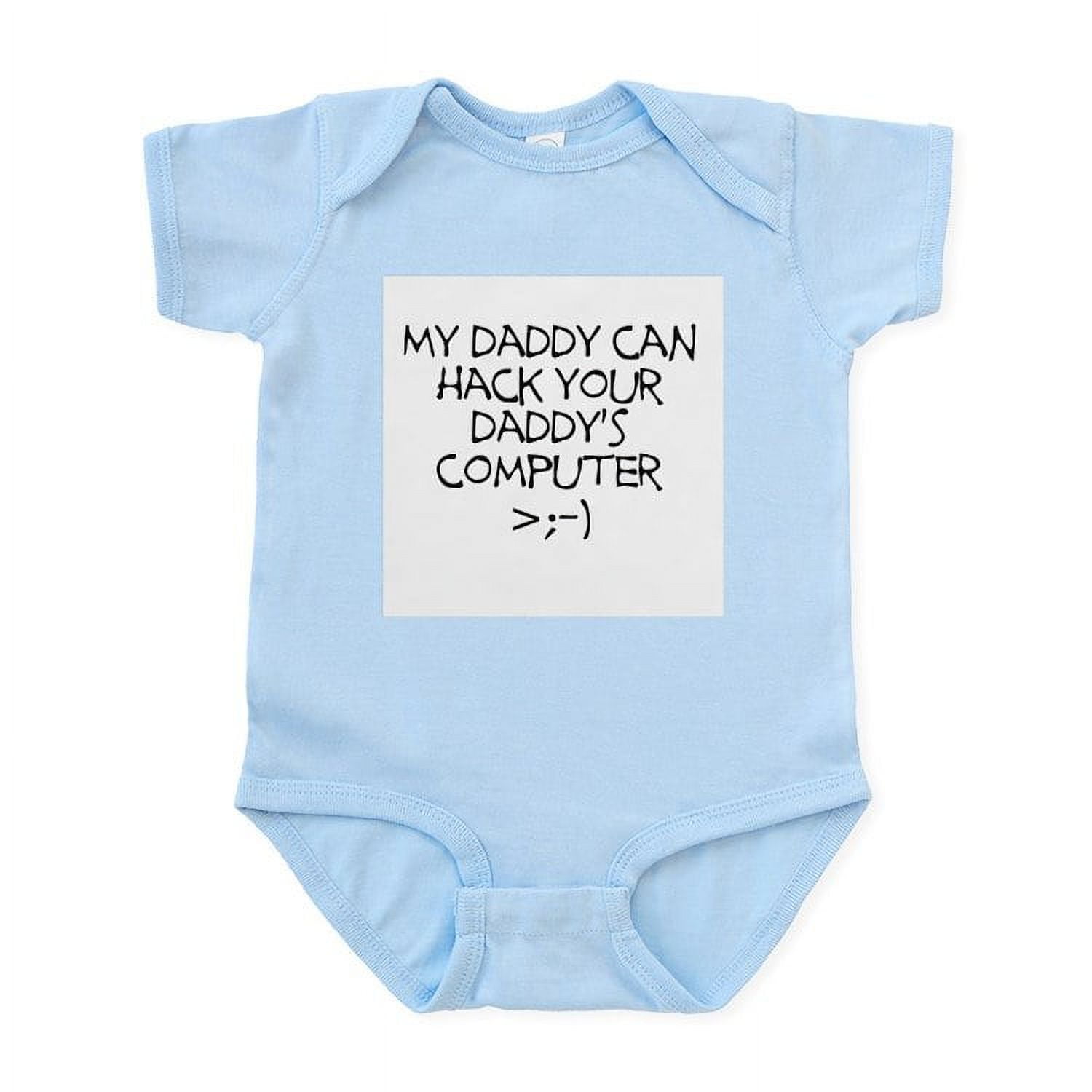 CafePress - Hacker Daddy Infant Body Suit - Baby Light Bodysuit