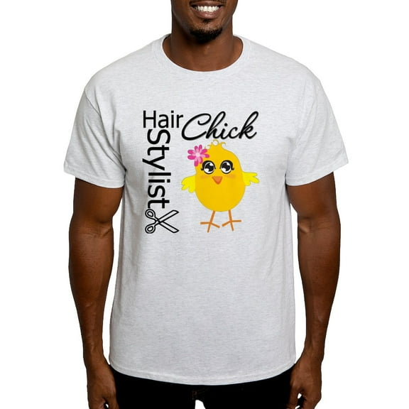 CafePress - Hair Stylist Chick Light T Shirt - Men's Classic Graphic T-Shirt