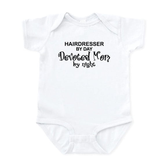 CafePress - Hairdresser Devoted Mom Infant Bodysuit - Baby Light Bodysuit, Size Newborn - 24 Months