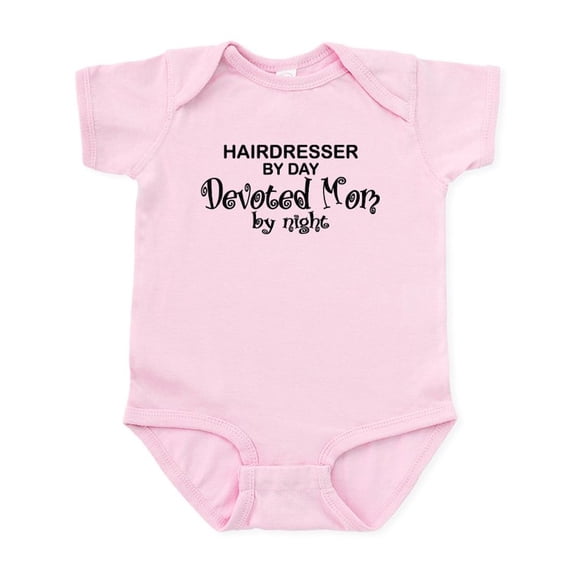 CafePress - Hairdresser Devoted Mom Infant Bodysuit - Baby Light Bodysuit, Size Newborn - 24 Months