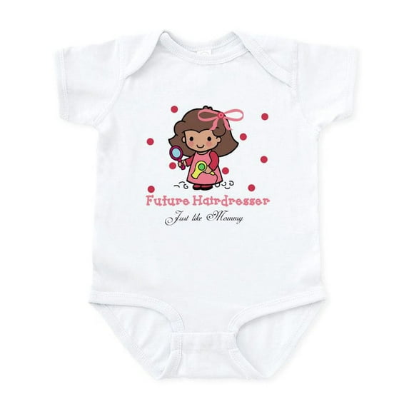 CafePress - Hairdresser Like Mommy Baby Kids Infant Bodysuit - Baby Light Bodysuit, Size Newborn - 24 Months