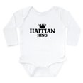 thumbnail image 1 of CafePress - Haitian King Body Suit - Long Sleeve Cotton Baby Bodysuit, 1 of 4