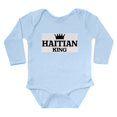 thumbnail image 1 of CafePress - Haitian King Body Suit - Long Sleeve Cotton Baby Bodysuit, 1 of 4