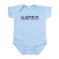 thumbnail image 1 of CafePress - Half Australian Is Better Than None Infant Bodysui - Baby Light Bodysuit, Size Newborn - 24 Months, 1 of 4