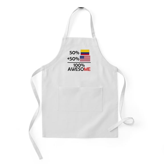 CafePress - Half Colombian Half American - Kids Apron