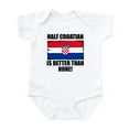 thumbnail image 1 of CafePress - Half Croatian Is Better Than None Body Suit - Baby Light Bodysuit, Size Newborn - 24 Months, 1 of 4