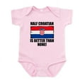thumbnail image 1 of CafePress - Half Croatian Is Better Than None Body Suit - Baby Light Bodysuit, Size Newborn - 24 Months, 1 of 4