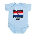 thumbnail image 1 of CafePress - Half Croatian Is Better Than None Body Suit - Baby Light Bodysuit, Size Newborn - 24 Months, 1 of 4