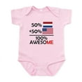 thumbnail image 1 of CafePress - Half Dutch Half American Body Suit - Baby Light Bodysuit, Size Newborn - 24 Months, 1 of 4