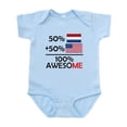 thumbnail image 1 of CafePress - Half Dutch Half American Body Suit - Baby Light Bodysuit, Size Newborn - 24 Months, 1 of 4