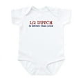 thumbnail image 1 of CafePress - Half Dutch Is Better Than None Infant Bodysuit - Baby Light Bodysuit, Size Newborn - 24 Months, 1 of 4