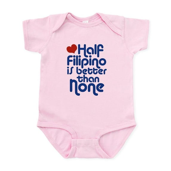 CafePress - Half Filipino Infant Bodysuit - Baby Light Bodysuit, Size Newborn - 24 Months