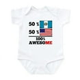 thumbnail image 1 of CafePress - Half Guatemalan Half American Body Suit - Baby Light Bodysuit, Size Newborn - 24 Months, 1 of 4