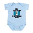 thumbnail image 1 of CafePress - Half Guatemalan Is Better Than None Body Suit - Baby Light Bodysuit, Size Newborn - 24 Months, 1 of 4