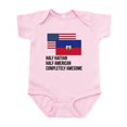 thumbnail image 1 of CafePress - Half Haitian Completely Awesome Body Suit - Baby Light Bodysuit, Size Newborn - 24 Months, 1 of 4