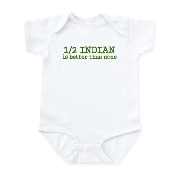 CafePress - Half Indian Infant Bodysuit - Baby Light Bodysuit, Size Newborn - 24 Months