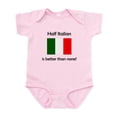 thumbnail image 1 of CafePress - Half Italian Body Suit - Baby Light Bodysuit, Size Newborn - 24 Months, 1 of 4