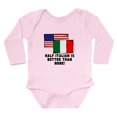 thumbnail image 1 of CafePress - Half Italian Body Suit - Long Sleeve Cotton Baby Bodysuit, 1 of 4