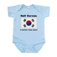thumbnail image 1 of CafePress - Half Korean Body Suit - Baby Light Bodysuit, Size Newborn - 24 Months, 1 of 4