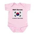 thumbnail image 1 of CafePress - Half Korean Body Suit - Baby Light Bodysuit, Size Newborn - 24 Months, 1 of 4
