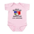 thumbnail image 1 of CafePress - Half Mexican Half American Body Suit - Baby Light Bodysuit, Size Newborn - 24 Months, 1 of 4