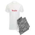 thumbnail image 1 of CafePress - Half Of Naughty And Nice Set Pajamas - Men's Light Pajamas, 1 of 1