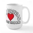 thumbnail image 1 of CafePress - Half Peruvian - 15 oz Ceramic Large White Novelty Mug, 1 of 6