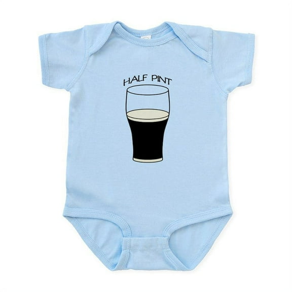 CafePress - Half Pint Infant Bodysuit - Baby Light Bodysuit, Size Newborn - 24 Months