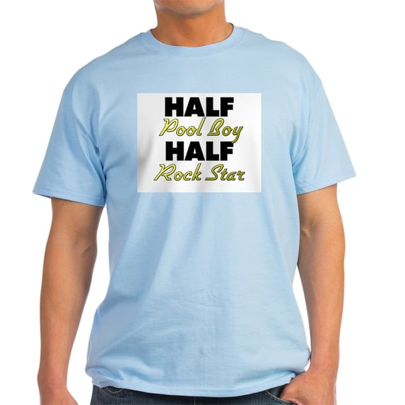 CafePress - Half Pool Boy Half Rock Star T Shirt - Men's Classic Graphic T-Shirt