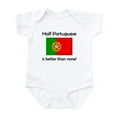 thumbnail image 1 of CafePress - Half Portuguese Body Suit - Baby Light Bodysuit, Size Newborn - 24 Months, 1 of 4