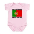 thumbnail image 1 of CafePress - Half Portuguese Body Suit - Baby Light Bodysuit, Size Newborn - 24 Months, 1 of 4
