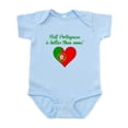 thumbnail image 1 of CafePress - Half Portuguese Is Better Than None Body Suit - Baby Light Bodysuit, Size Newborn - 24 Months, 1 of 4