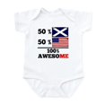 thumbnail image 1 of CafePress - Half Scottish Half American Body Suit - Baby Light Bodysuit, Size Newborn - 24 Months, 1 of 4