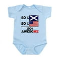 thumbnail image 1 of CafePress - Half Scottish Half American Body Suit - Baby Light Bodysuit, Size Newborn - 24 Months, 1 of 4