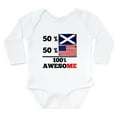 thumbnail image 1 of CafePress - Half Scottish Half American Body Suit - Long Sleeve Cotton Baby Bodysuit, 1 of 4