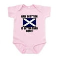 thumbnail image 1 of CafePress - Half Scottish Is Better Than None Body Suit - Baby Light Bodysuit, Size Newborn - 24 Months, 1 of 4