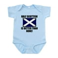 thumbnail image 1 of CafePress - Half Scottish Is Better Than None Body Suit - Baby Light Bodysuit, Size Newborn - 24 Months, 1 of 4