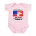 thumbnail image 1 of CafePress - Half Swiss 100% Cute Body Suit - Baby Light Bodysuit, Size Newborn - 24 Months, 1 of 4