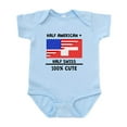 thumbnail image 1 of CafePress - Half Swiss 100% Cute Body Suit - Baby Light Bodysuit, Size Newborn - 24 Months, 1 of 4
