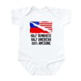 thumbnail image 1 of CafePress - Half Taiwanese Half American Awesome Body Suit - Baby Light Bodysuit, Size Newborn - 24 Months, 1 of 4
